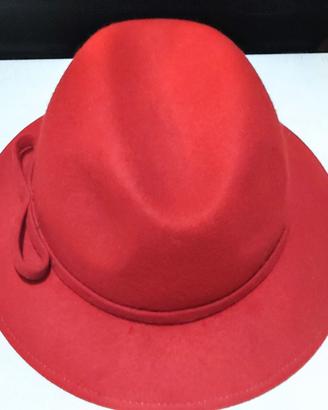 Cappello da donna Rosso elegante in Lana