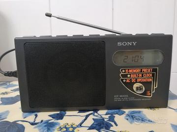 Sony ICF-M400L radiosveglia + radio in omaggio