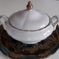 Zuppiera in porcellana bavarese