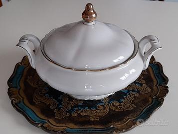 Zuppiera in porcellana bavarese