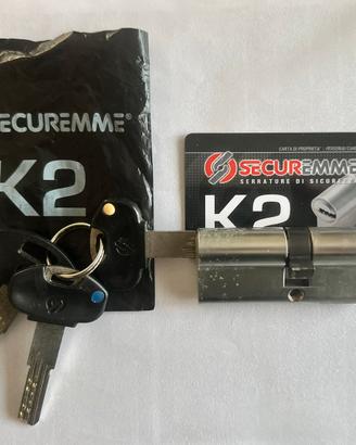 Serratura Cilindro europeo Securemme K2
