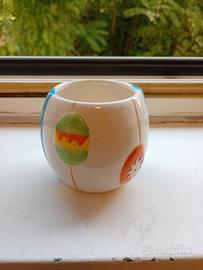 portacandela in ceramica 