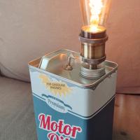 Lampada da tavolo  Motor Oil Steampunk Industriale