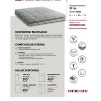 Materasso nuovo memoria semeraro