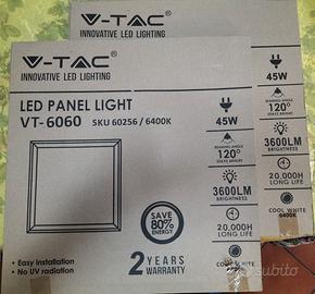 2 pannelli LED VTAC VT-6060