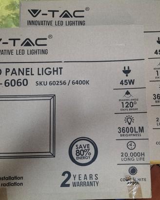 2 pannelli LED VTAC VT-6060
