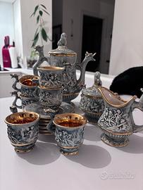 Servizio caffè ceramica Capodimonte x6