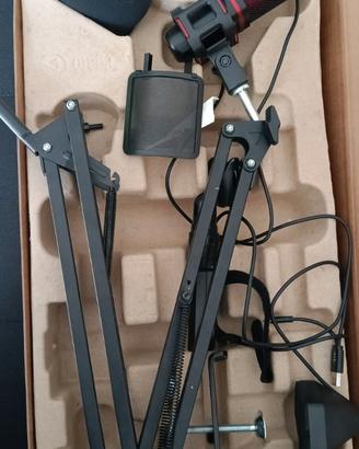 Microfono semi professionale con asta e otturatore