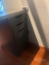 Cassettiera Alex ikea grigia