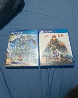 horizon forbidden west + anthem ps4