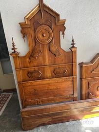 Letto antico singolo epoca fine ‘800