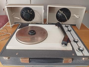 Fono valigia giradischi Vintage 