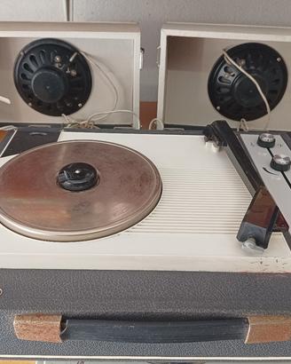 Fono valigia giradischi Vintage 