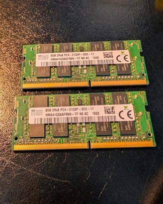 RAM DDR4 sodimm per notebook 