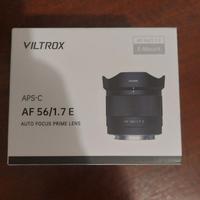 Obiettivo Viltrox 56 mm e mount