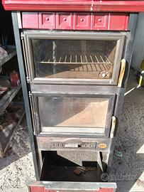 stufa a legna con forno