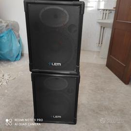 IMPIANTO VOCALE LEM/GENERALMUSIC SUPPORTI ALLUMINI