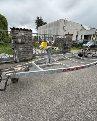 Carrello rimorchio bi-asse 3400 kg - revisionato