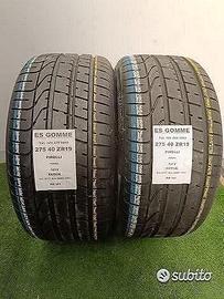 2 gomme 275 40 19 PIRELLI 100% BAT. RIF351