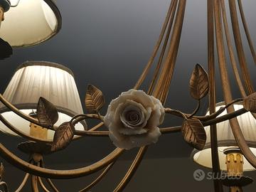 lampadario filo d'oro 