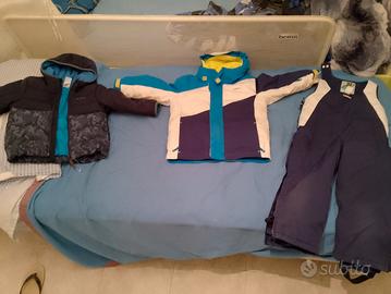 tuta sci taglia 98 da 3 a 5 anni più giubbotto 