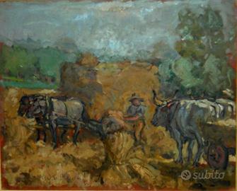 Quadro a olio di Giacomo Olini.