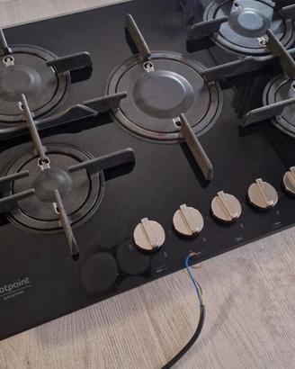 Piano cottura Ariston  Hotpoint  5 fuochi a gas