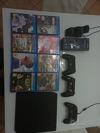 Ps4 Slim + 3 joystick + GTA,FIFA,R6, COD + Charger