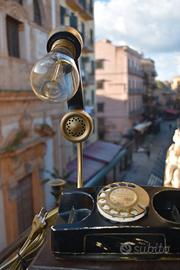 Lampada telefono vintage – pezzo unico fatto a man