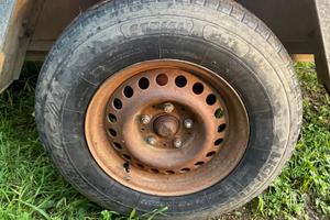 Carrello stradale targato