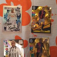 Carte da collezione serie A e Champions League 