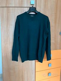 Maglione verde scuro H&M taglia S