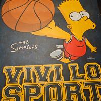 142 carte Simpson Vivi lo Sport album originale 