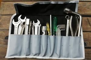 Borsa attrezzi Bmw r80 r100 Gs Paralever COMPLETA