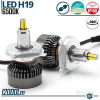 Kit FULL LED H19 Luce Potente 360° 12000LM 6500K