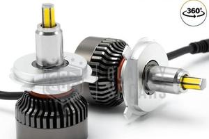 Kit FULL LED H19 Luce Potente 360° 12000LM 6500K