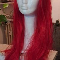 parrucca rossa nuova cosplay carnevale 