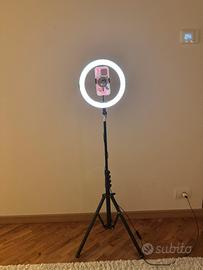 LUCE PER VIDEO + porta telefono