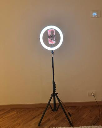 LUCE PER VIDEO + porta telefono