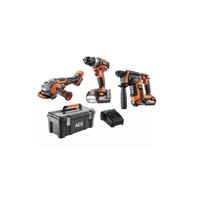 SET AEG Tassellatore+Trapano+Smerigliatrice