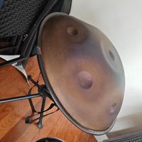 Hang Handpan 8 Note Re Minore Celtic - Custodia