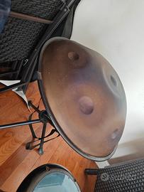 Hang Handpan 8 Note Re Minore Celtic - Custodia