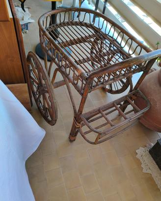 carrello in bamboo