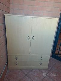 armadietto legno massello