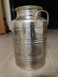 FUSTO PER OLIO 25 LITRI ACCIAIO INOX