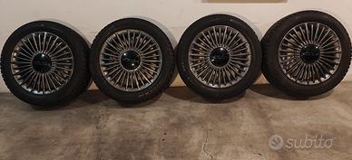 Cerchi Lega Fiat 500 con pneumatici 16"