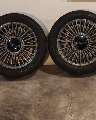 Cerchi Lega Fiat 500 con pneumatici 16"