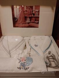 set completo da bagno con accappatoi 