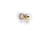 Anello in oro giallo e diamanti 