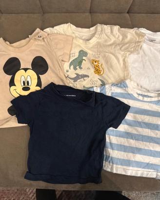 Maglie estive bimbo 3-6 mesi